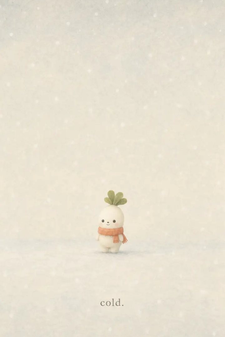 Cold, Cold, Warm, page reading cold.